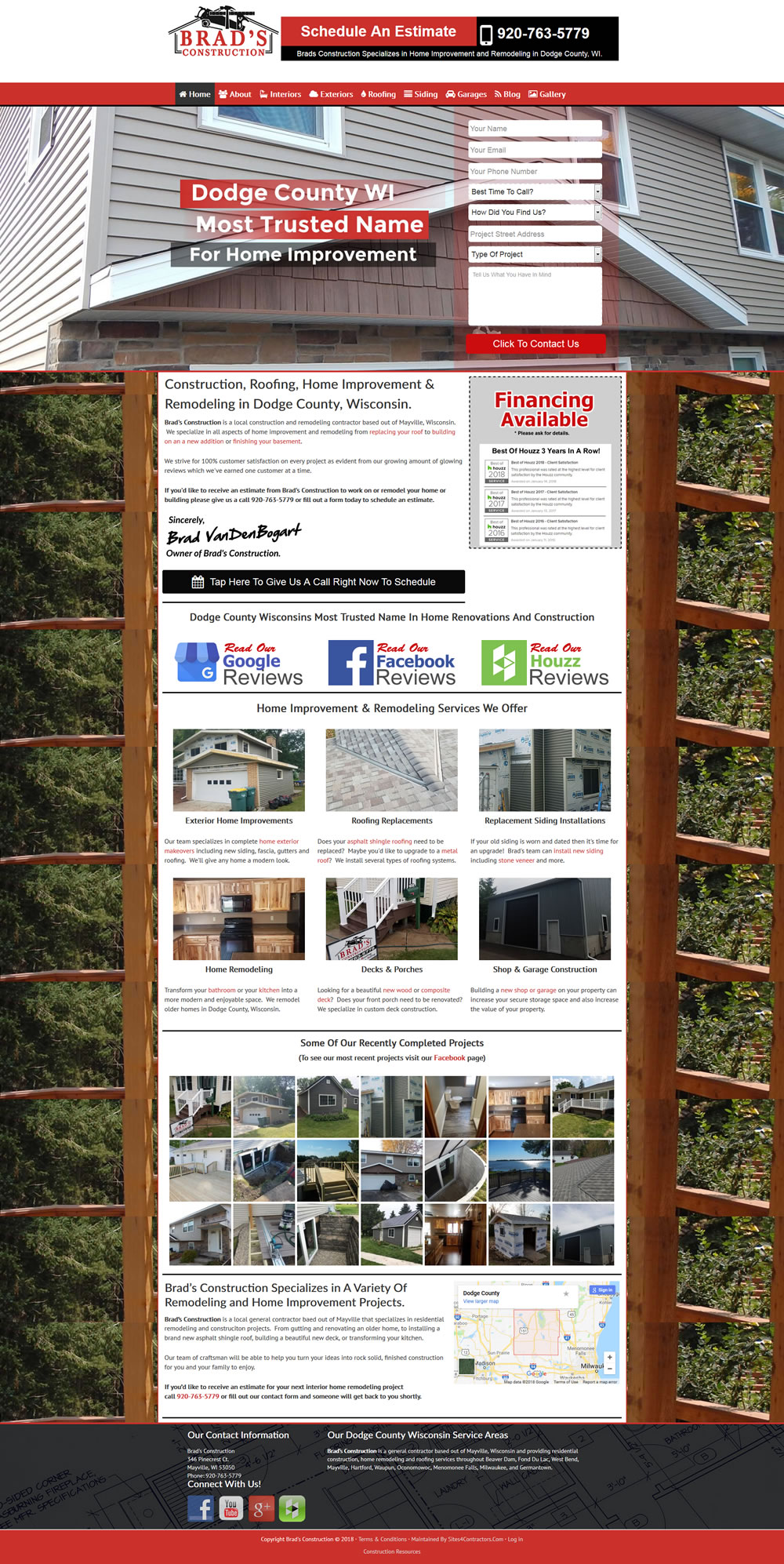 Website Design For General Contractors