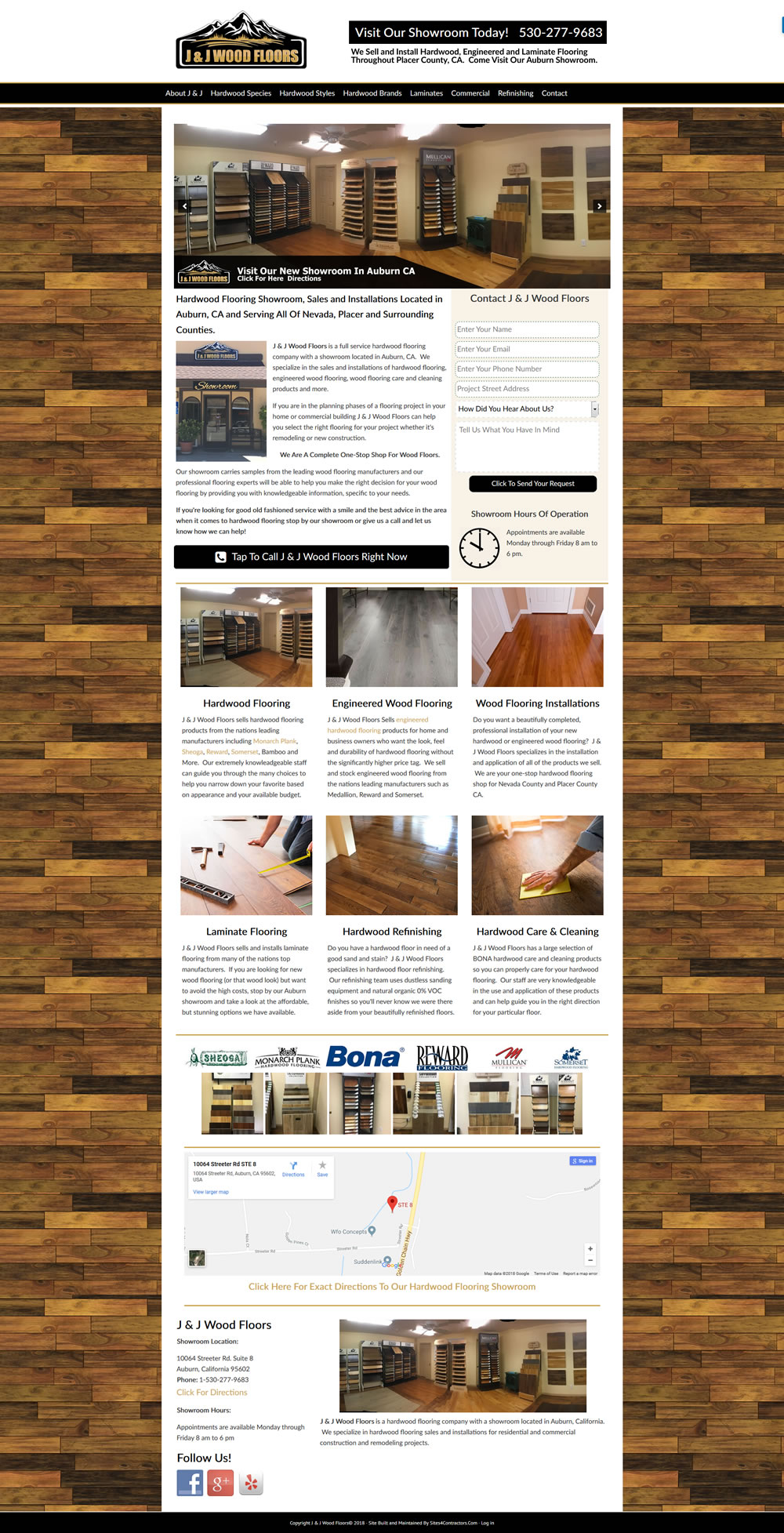 Website Design For Hardwood Flooring Companies